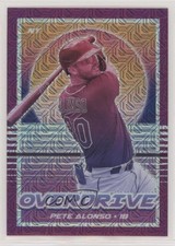 2021 Panini Chronicles Overdrive Purple Mojo Prizm 12/99 Pete Alonso #22 o7m