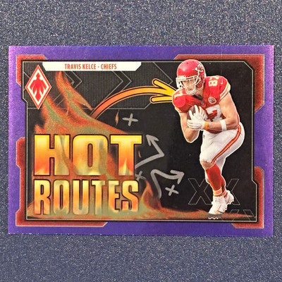 Panini 2021 Phoenix Travis Kelce Hot Routes HR-5 Purple Serial Numbered /125