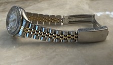Rolex Ladies Datejust Oyster Stainless Gold Diamond Dial Bezel 69173 Quickset 4