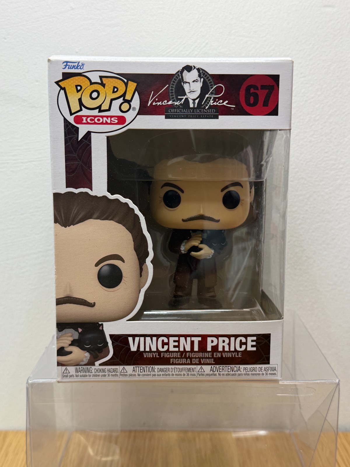 Funko Pop! Vinyl: Vincent Price #67 + Free Pop Protector