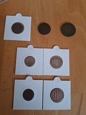 Luxemburg M&uuml;nzen Lot 7 Stk Rarit&auml;ten 1854-1930 2,5 Centimes, etc.