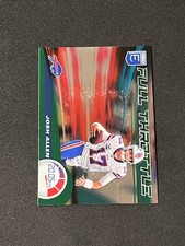 2020 Panini Donruss Elite Football Josh Allen Full Throttle Green #5 - Bills