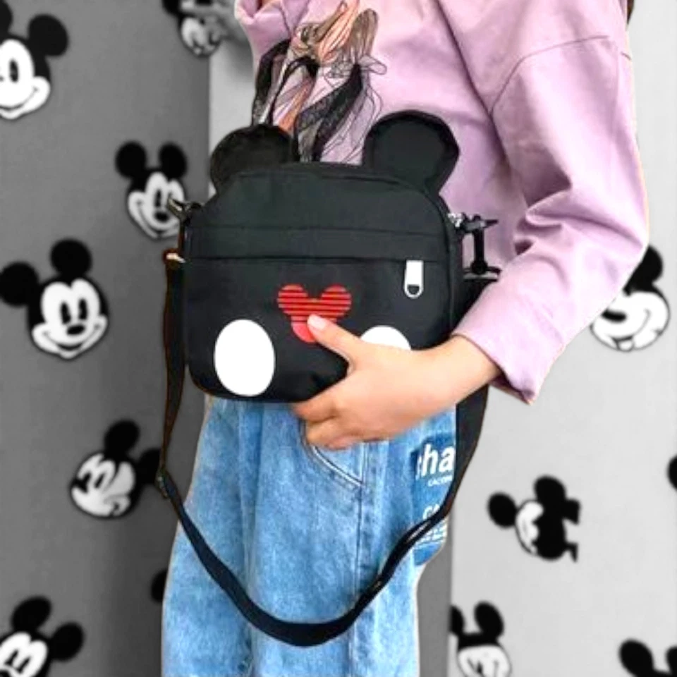 Disney Niños Bolso Mensajero Diseño de Moda Icónico Mickey Mouse Monedero Foto 2 de 4