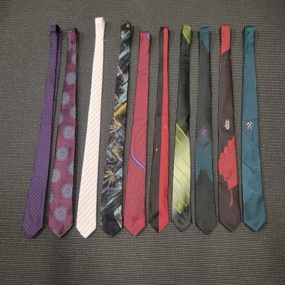 Lot Of 10 Men's Neckties Ties - Celio, Camden Court, Carlo Colombo, & More