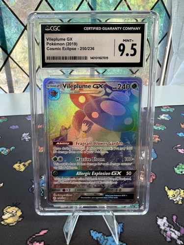 Vileplume-GX graded CGC 9.5 for sale on eBay