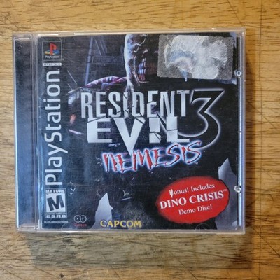 Resident Evil 3: Nemesis w/ Dino Crisis Demo (PlayStation 1, 1999) CIB - Tested