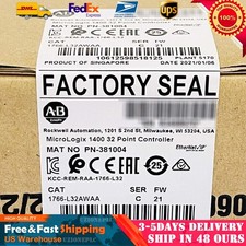 Allen-Bradley 1766-L32AWAA MicroLogix1400 32 Point Controller US Free Tax