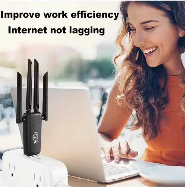 Estensore ripetitore wi-fi USB 2.5Hz  300mbps portatile potenziamento range rete - Immagine 4 di 4