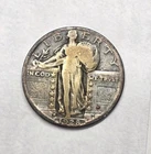 1928-D Standing Liberty Quarter Double Die, Fine Condition.(Nice Toning).