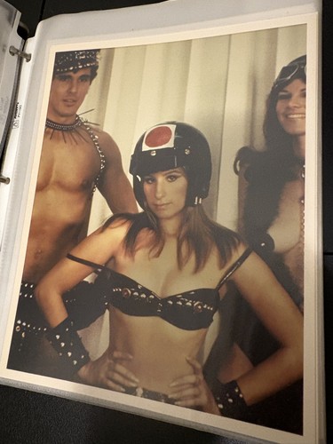 Vintage Barbra Streisand Owl and the Pussycat Movie Still Biker Portrait