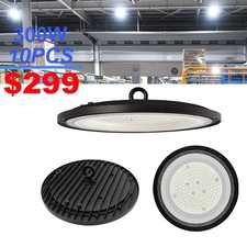 High Bay Led Shop Lights 300 Watt 10Pack Commercial Factory Industrial Warehouse
