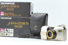  NEAR MINT in Box Olympus Mju  Zoom 115 Deluxe Compact Film Camera from JAPAN