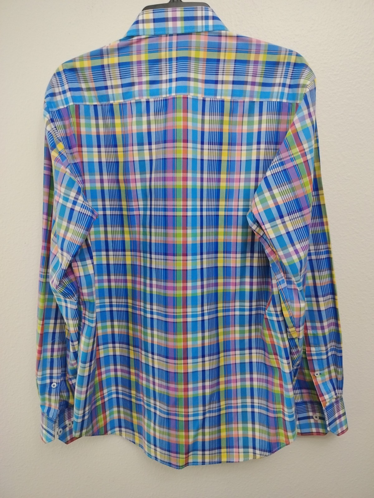 BUGATCHI Medium Long Sleeve Button Down Multicolo… - image 2