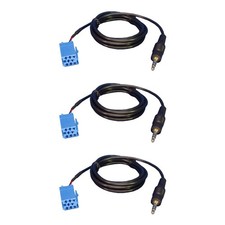 3 Pezzi Adattatore Ingresso Audio 3,5mm Aux Input Line per B5
