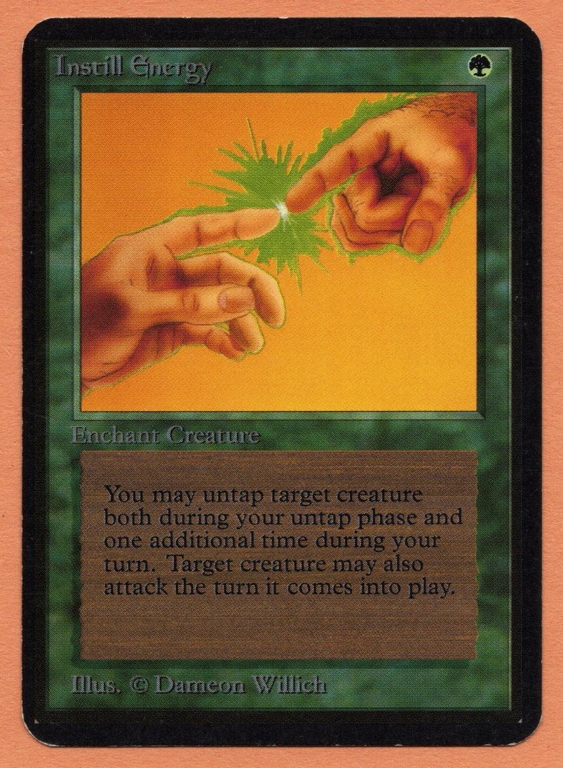 Instill Energy (LP-NM) - Alpha Edition - Magic the Gathering (MTG)