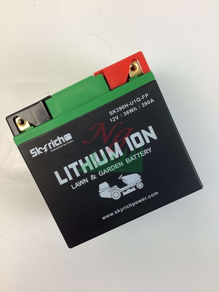 Batterie In Lithium Skyrich AufsitzmäHer RasenmäHer KapazitäT' 32Ah Spannung 12V-image