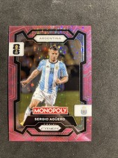 Sergio Aguero #6 2026 Prizm Monopoly World Cup Pink Stars Sparkle Prizm SSP