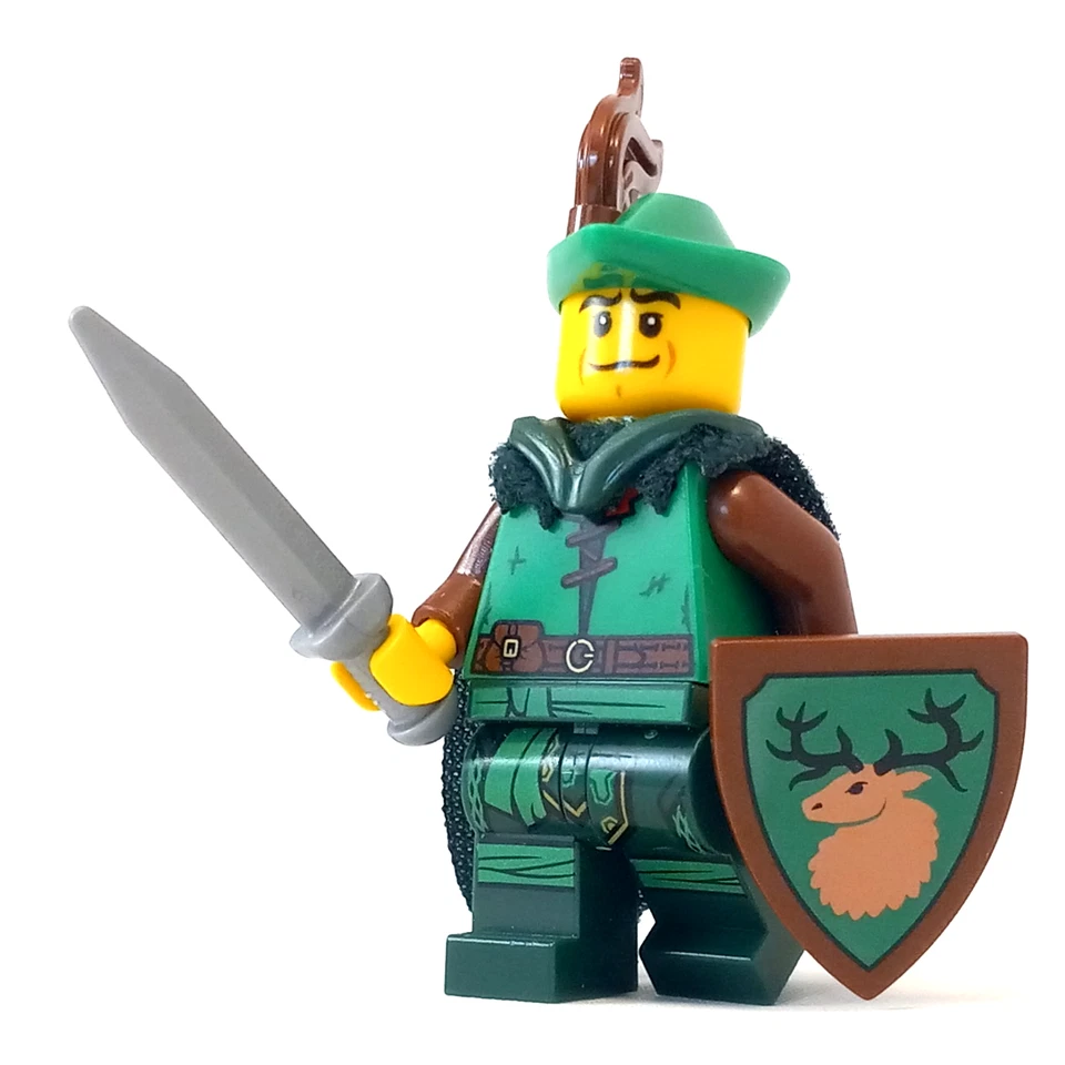 LEGO Castle Elven Dark Forestmen Minifigure Rogue Knight BAM Warrior Forestman - Image 4 of 4