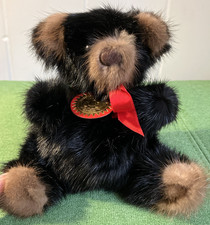 Rare Bear Vintage Genuine Mink Teddy Bear 3rd Generation 1982