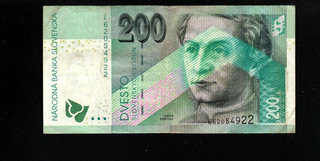 200 KORUN VERY FINE BANKNOTE FROM SLOVAKIA 2002 PICK 23