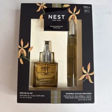  NEST New York Madagascar Vanilla Set~1 oz Perfume Oil, 0.2 oz Rollerball~NIB