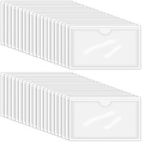 Etikettenhalter Selbstklebend 10 X 6 Cm Wasserfest FüR BüRo Zuhause Schule 100