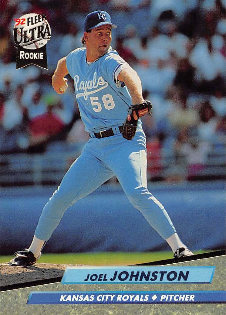 Joel Johnston 1992 Ultra 72 Kansas City Royals Baseball Card