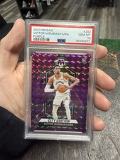2023-24 Panini Mosaic - Victor Wembanyama #282 Purple Mosaic Prizm /99 RC PSA 10