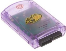 Mad Catz Translucent Purple Memory Card VMU Unit Sega Dreamcast 1999 HTK-7000