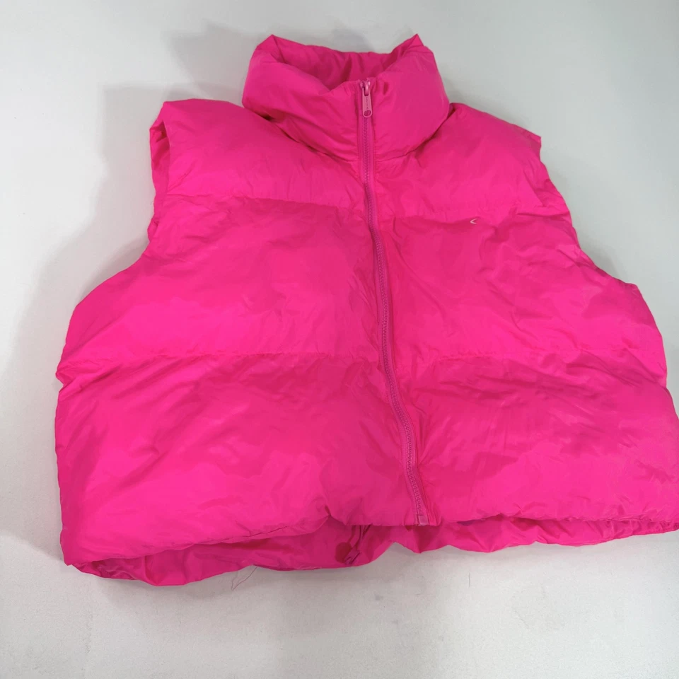 Zyia Active Puffer Vest Womens XL Pink Quilted Lightweight Nylon Zip Outdoor Foto 4 de 4