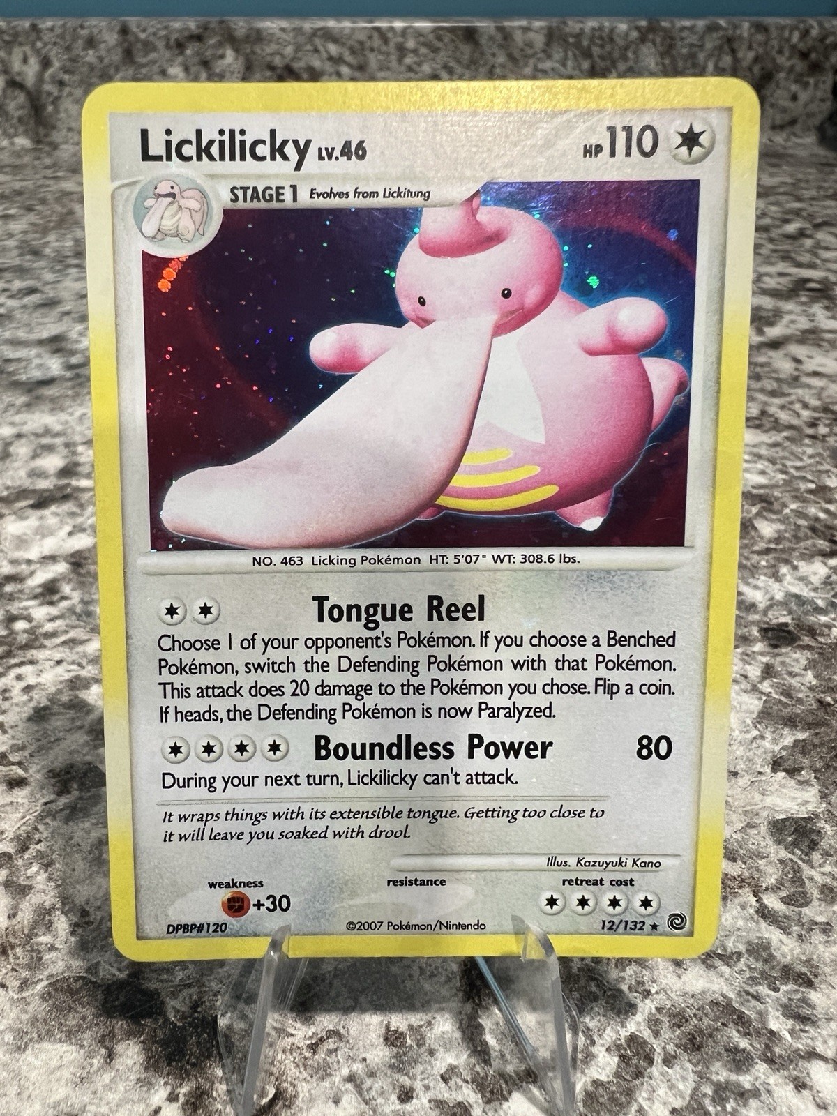 Lickilicky 12/132 Secret Wonders Holo Bleed LP-