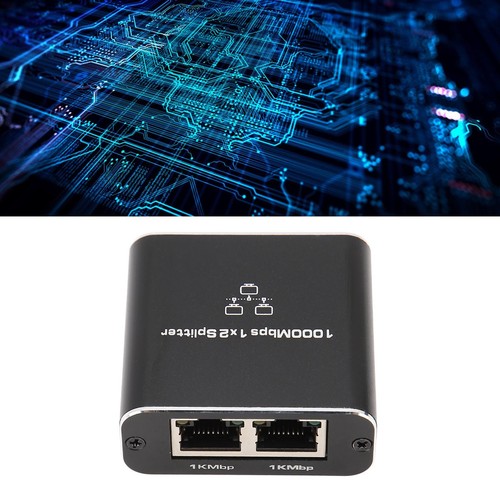 1000Mbps Ethernet Kabel Splitter 1 Zu 2 Kompatibel Mit Cat5 Cat5E Cat6 Cat7 KUI - Photo 24/24