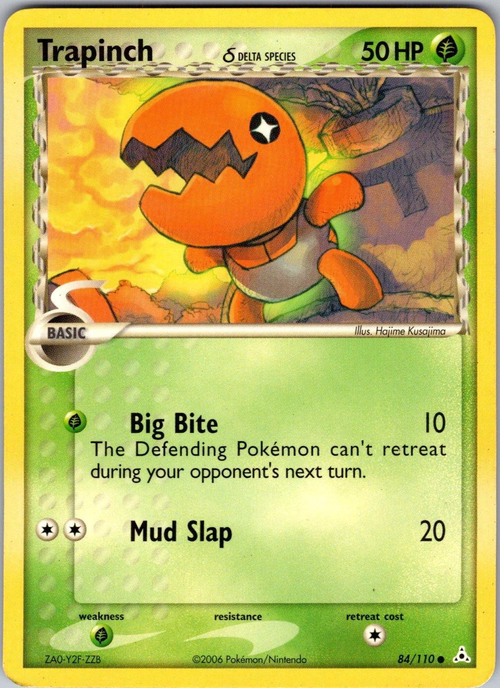 Trapinch 84/110 Common Holon Phantoms Pokemon Moderately Played