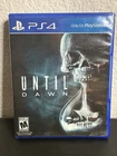 Until Dawn - Sony PlayStation 4 (PS4, 2015) Original Black Label - CIB Tested