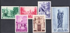 Belgium, 1954, COB 946/51: €175, Restoration of the Bruges Beguinage, MNH
