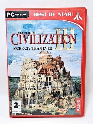 Sid Meier's Civilization III - Best Of ATARI - PC CD-ROM 