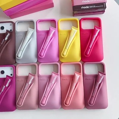 Handy Rhode Lip Case ohne Lipgloss Tönung Silikon für iPhone 12/17 Pro Max