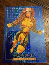 2024 Marvel Masterpieces '92 Platinum Rogue #79 BLUE TRAXX