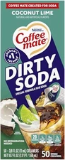 Nestle Coffeemate Liquid Coffee Creamer Single Dirty Soda Coconut Lime 50 Ct Box