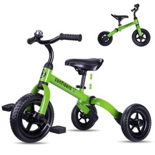 3 in 1 Tricycle for Toddlers Age 2-5, Folding Kids Balance Bike  Tricycles f...