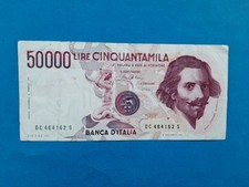 1 x 50 000 Lire Italien / Geldschein Banknote von 1984 °'°°