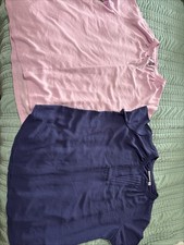 Lot Of 2 XL Blouses Set Halogen & NYDJ Short ...
