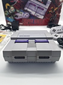 Super Nintendo System SNES Console Killer Instinct Bundle w/ Box Killer Cuts CD!