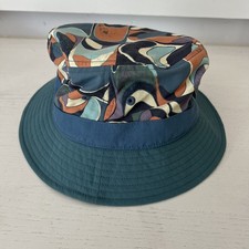 Patagonia 29157 Abstract Blue Wavefarer Bucket Hat Size S/M