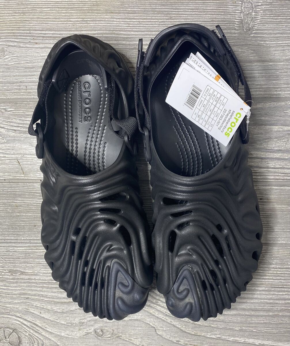 NIB Crocs Salehe Bembury X The Pollex Clog Sasquatch Black NIB Crocs Salehe Bembury X The Pollex Clog Sasquatch Black