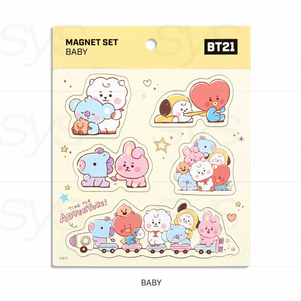 BTS BT21 Official Authentic Goods MAGNET SET Baby / Thankyou