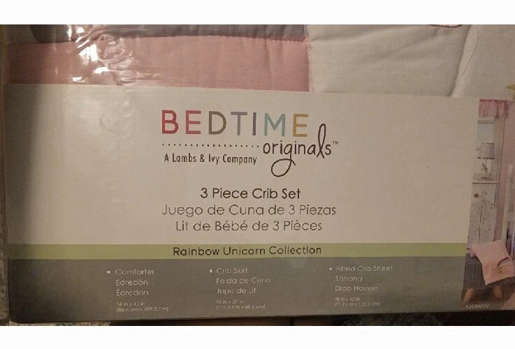 Bedtime originals rainbow hot sale unicorn