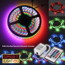 RGB LED 5M-10M Strip Light Tape XMAS Cabinet Kitchen Ceiling WATERPROOF 5050 12V