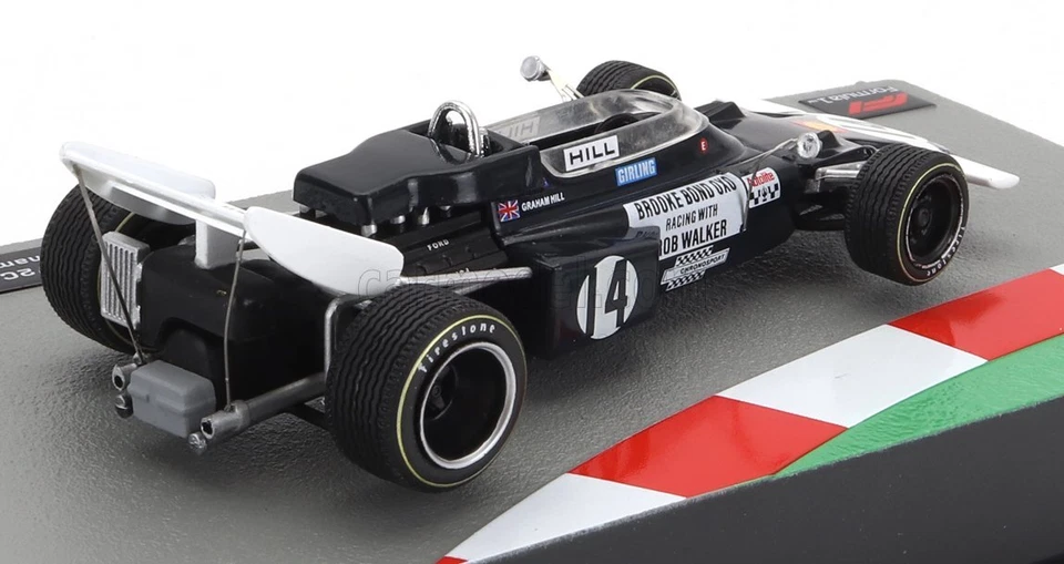 MODELLINO AUTO STATICO CENTAURIA LOTUS F1 72 1970 GRAHAM HILL VETRINA SCALA 1/43 - Immagine 2 di 4