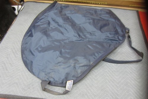 Dura-Tech Padded English Saddle Cover Carrier Bag with Zipper Dark Blue - Picture 5 of 11